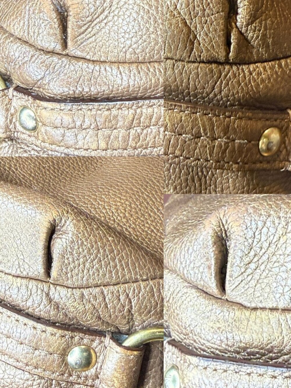 Coach Alexandra Convertible Tote – Metallic Bronze Pebble Leather (2011) - Picture 11 of 15